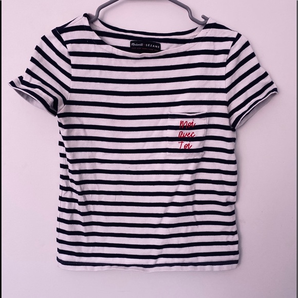 Madewell Tops - Madewell x Sezane French Striped Top Size XS Top
